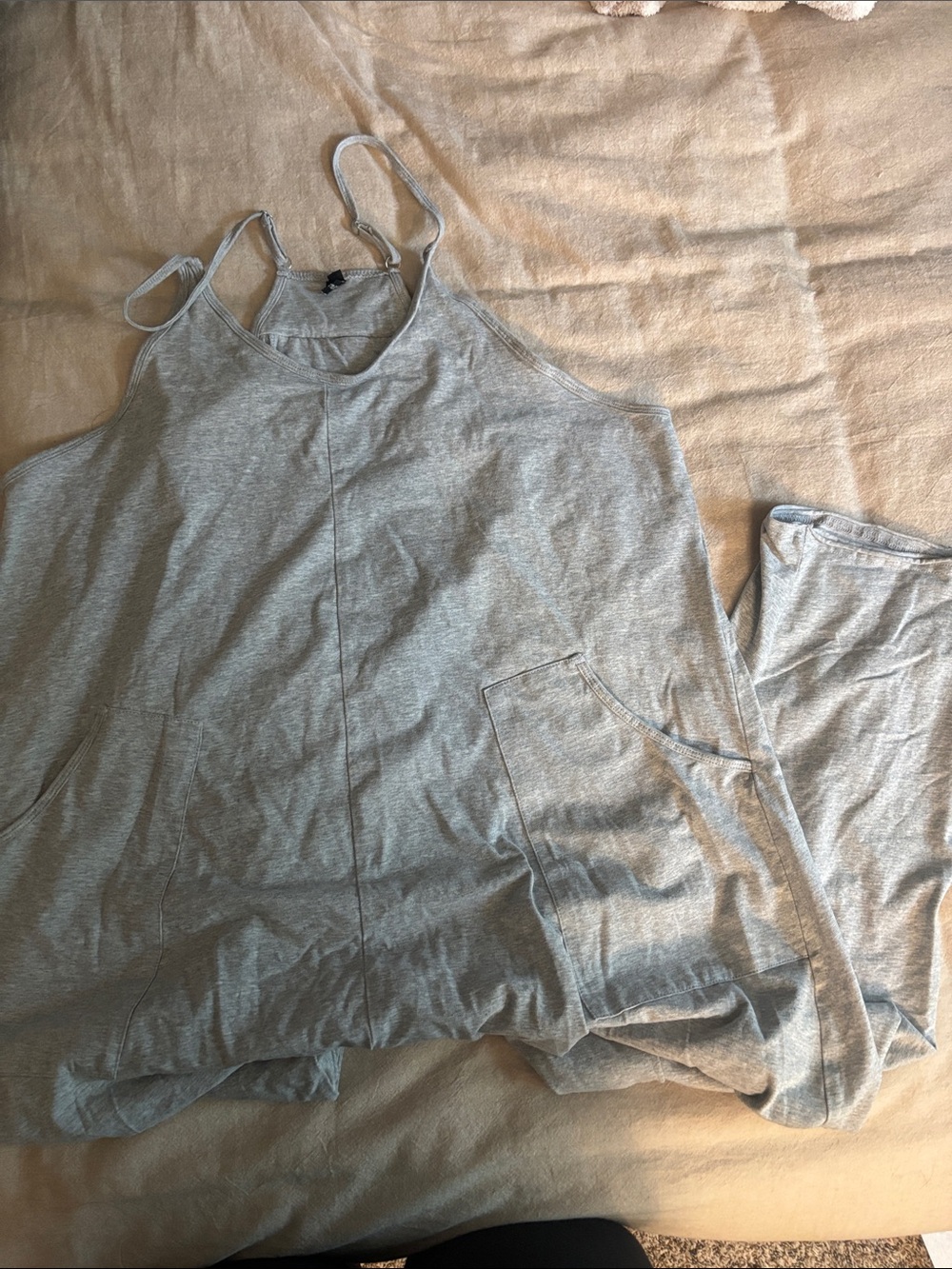 Light Gray Women's Casual Jumpsuit